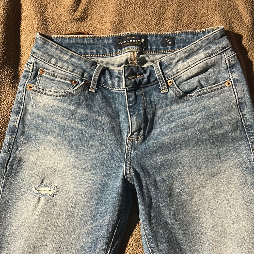 Lucky Brand Jeans! Great condition. Cropped ankles